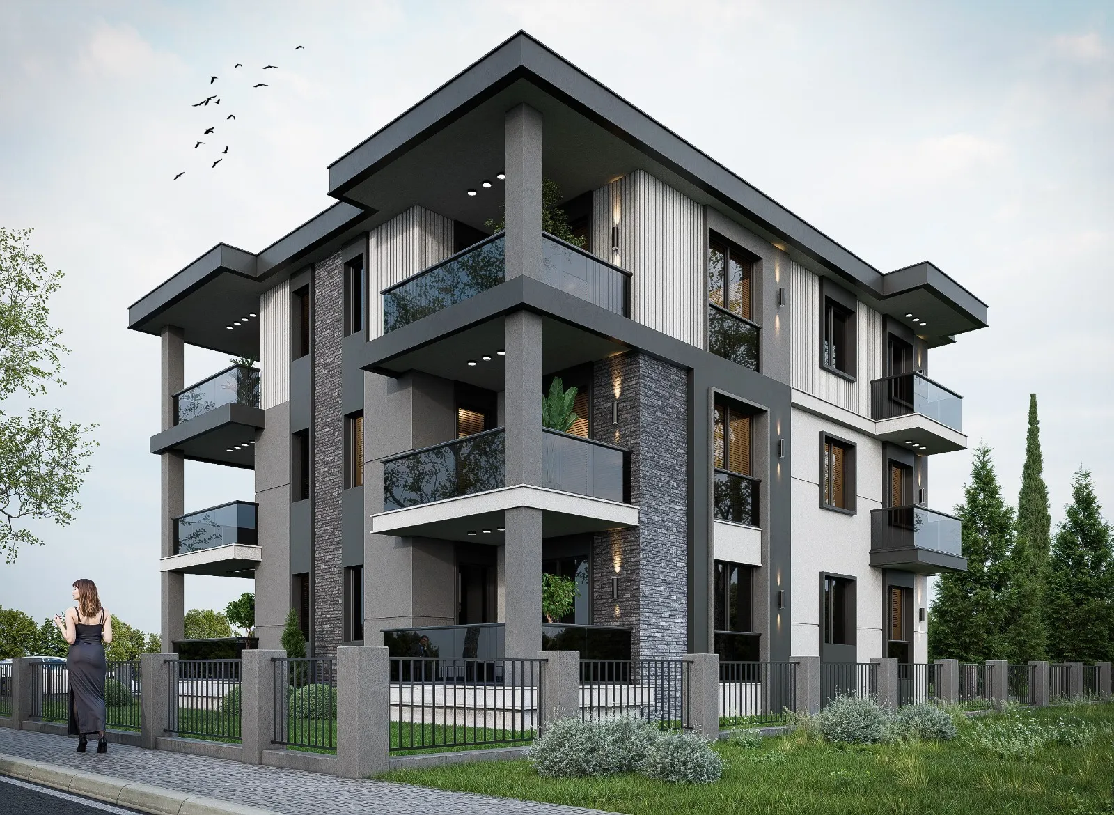Kalkan Yapı Grid House Körfez Mimarlık Tasarımı
